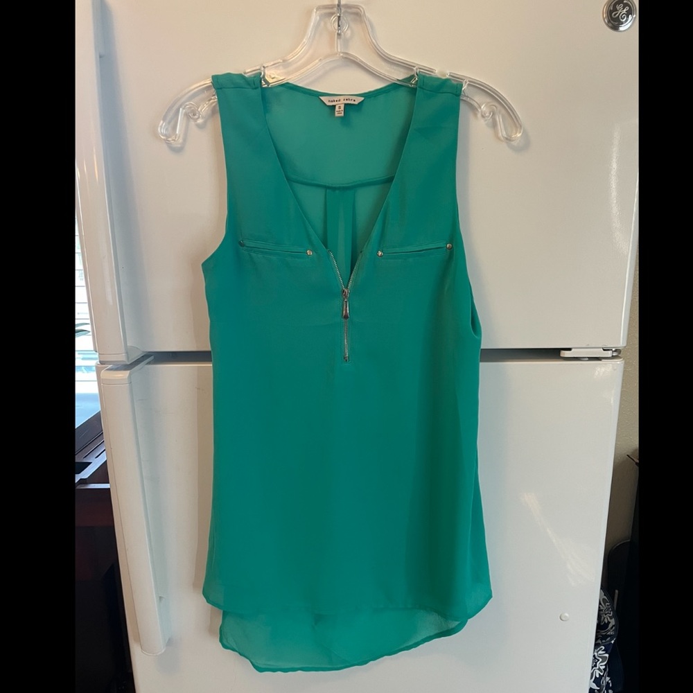Turquoise blouse